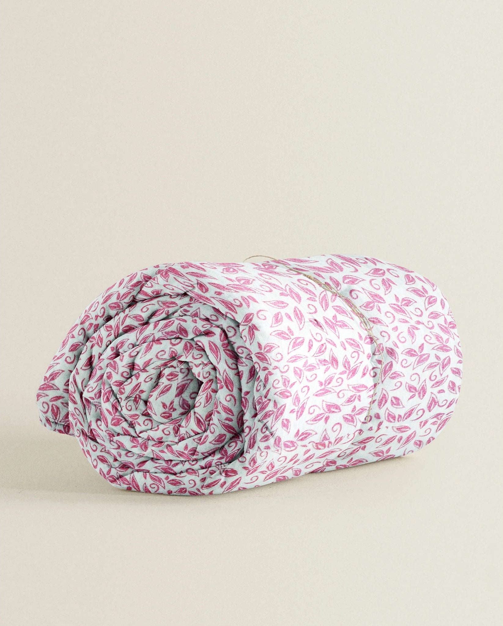 'Red Flower' Organic Duvet Cover