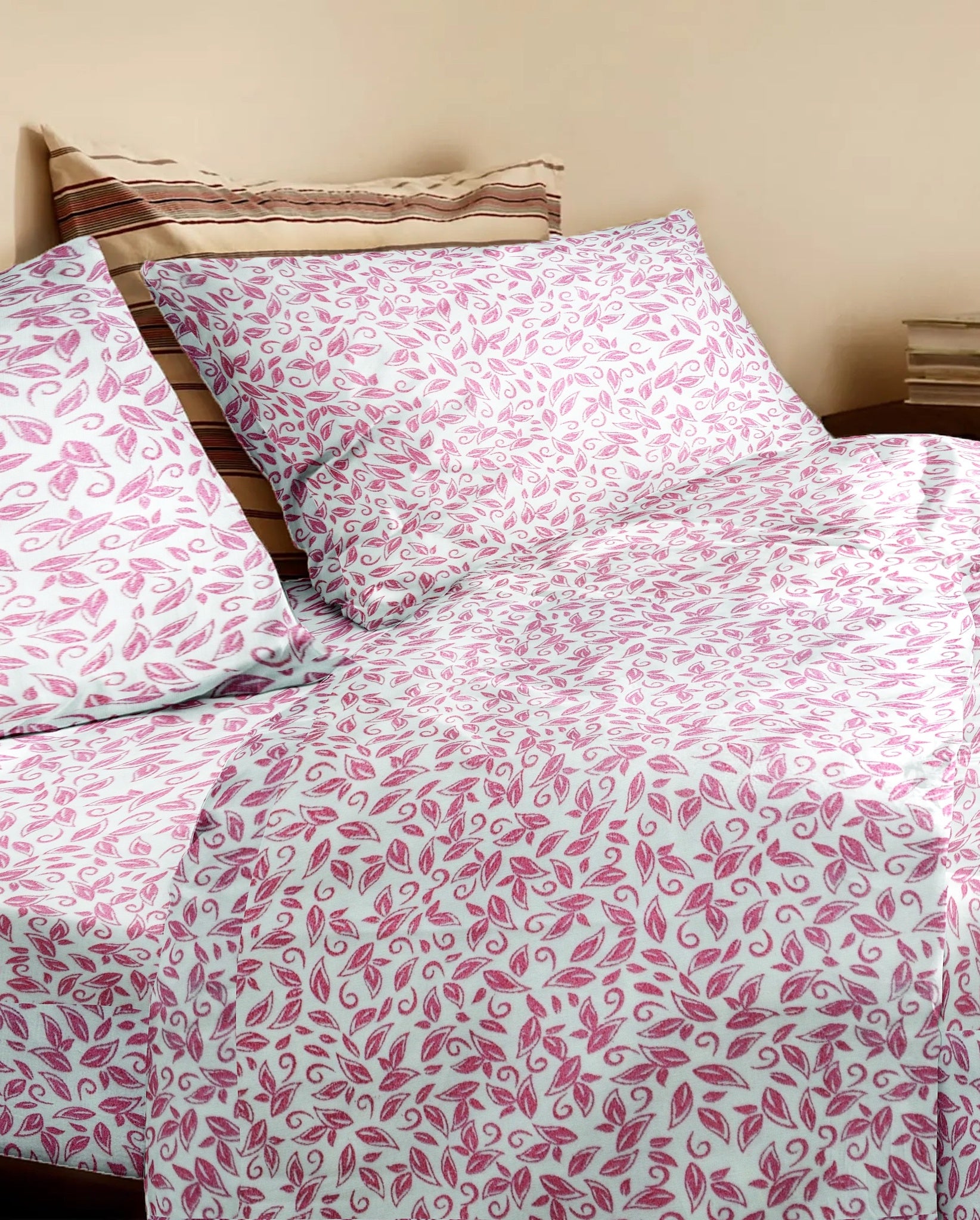'Red Flower' Organic Duvet Cover