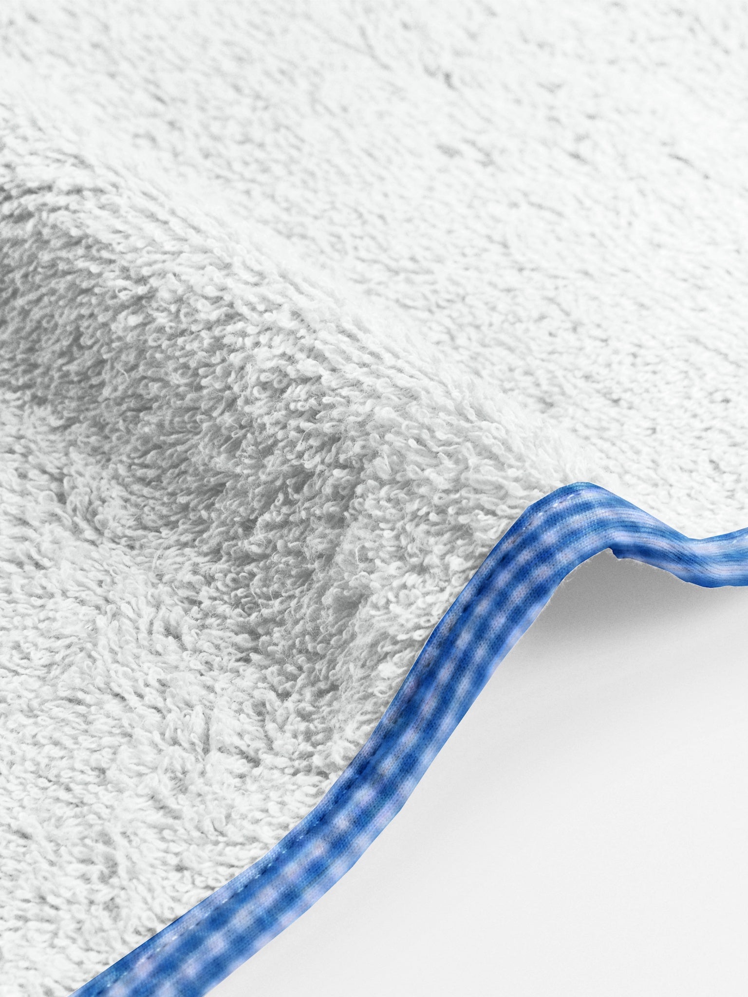 ‘Blue Checks’ Organic Junior Towel Set