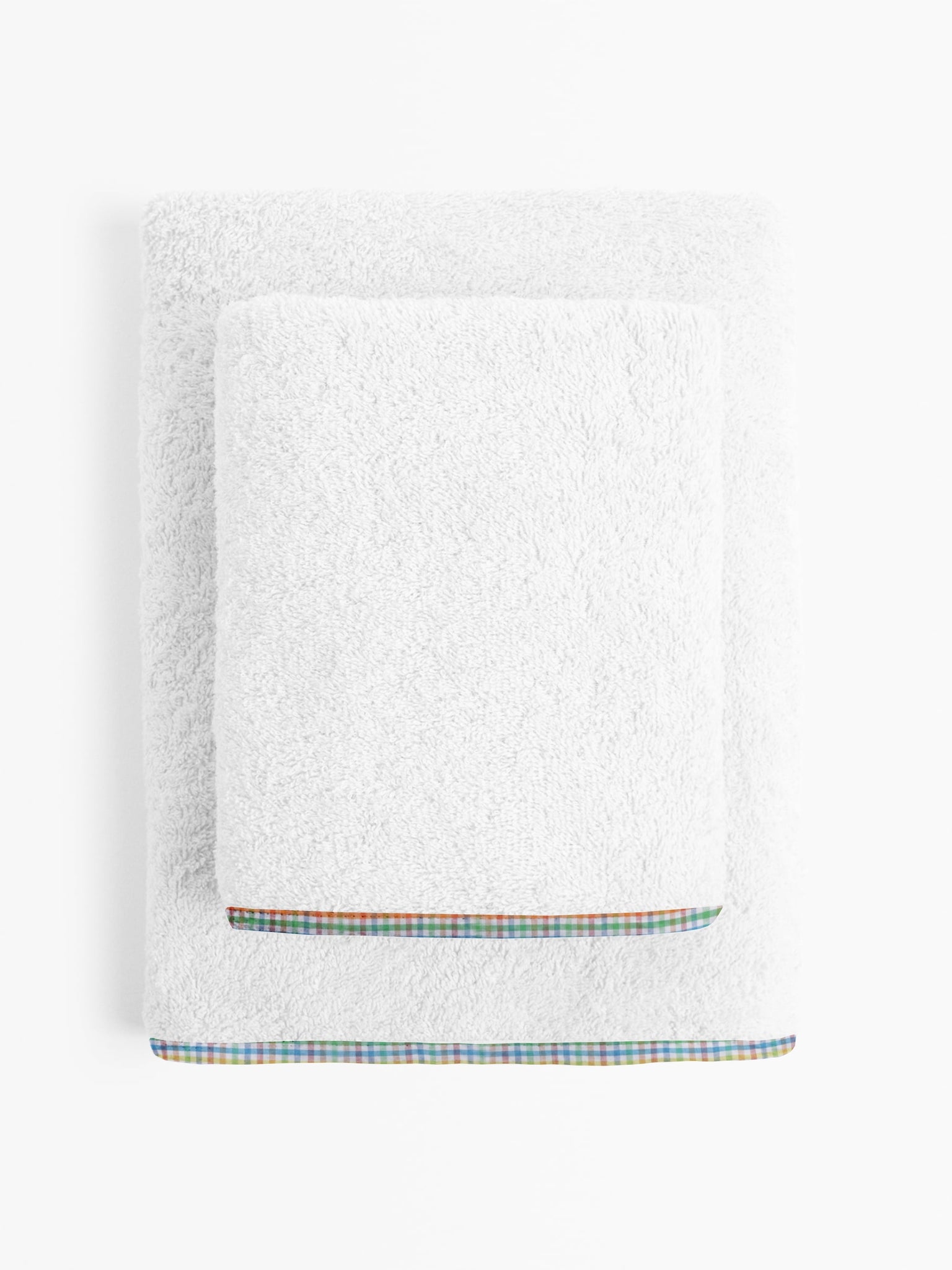 ‘Multi Checks’ Organic Junior Towel Set
