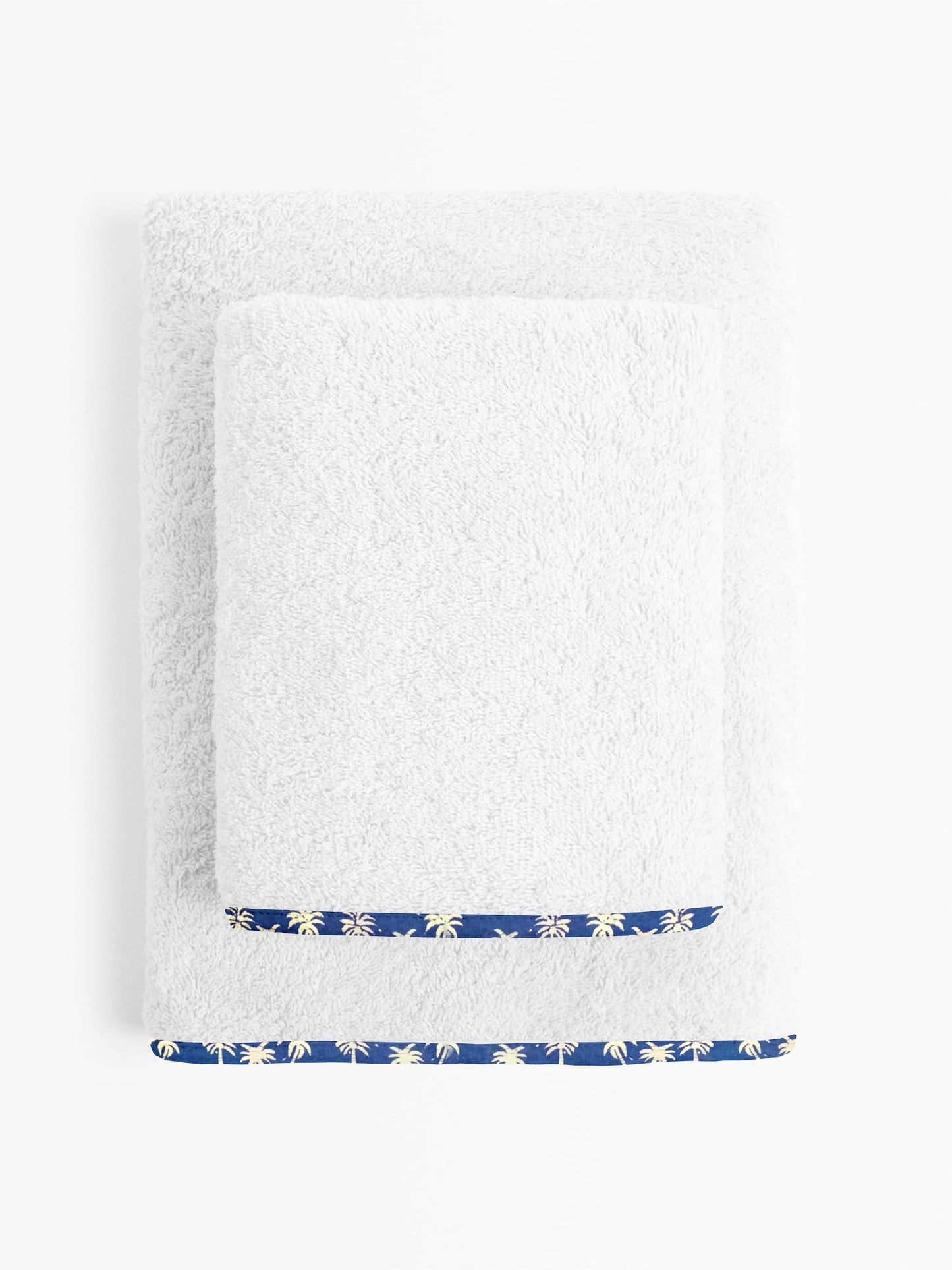 ‘Floral Blue’ Organic Junior Towel Set