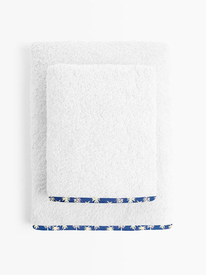 ‘Floral Blue’ Organic Junior Towel Set
