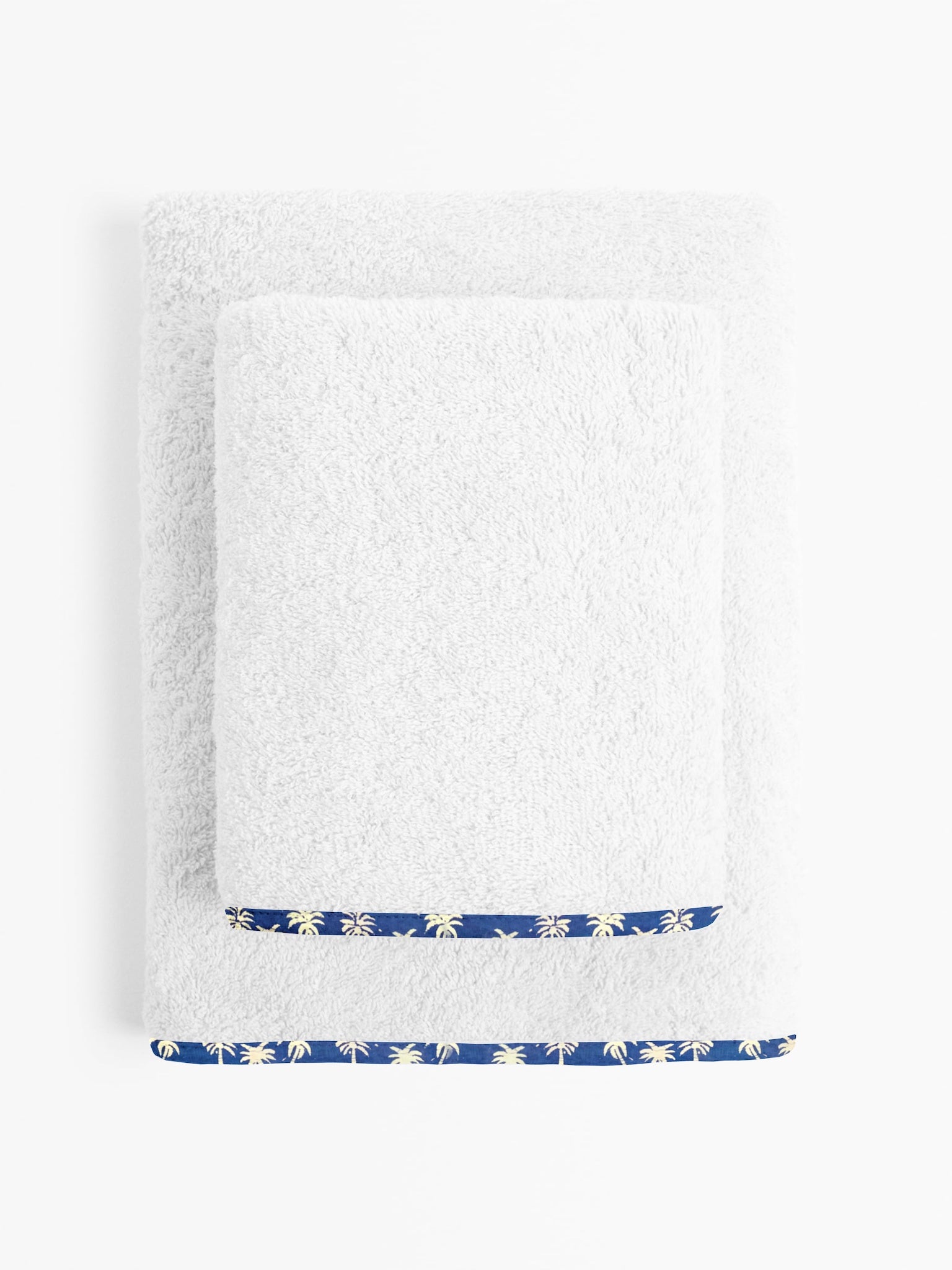 ‘Floral Blue’ Organic Junior Towel Set