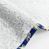 ‘Floral Blue’ Organic Junior Towel Set - Last gallery image