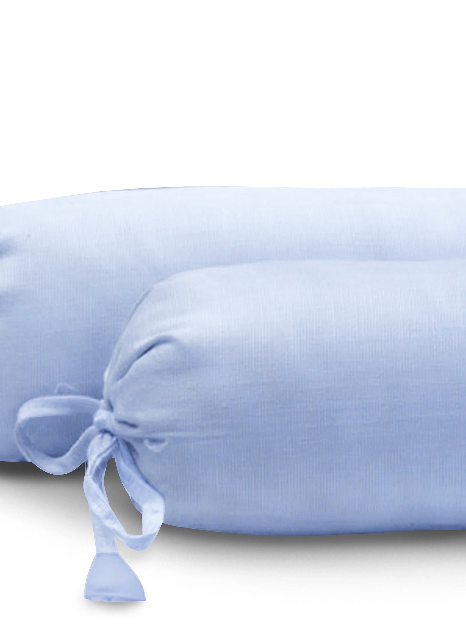 ‘Light Blue’ Organic Baby Bolster Cover