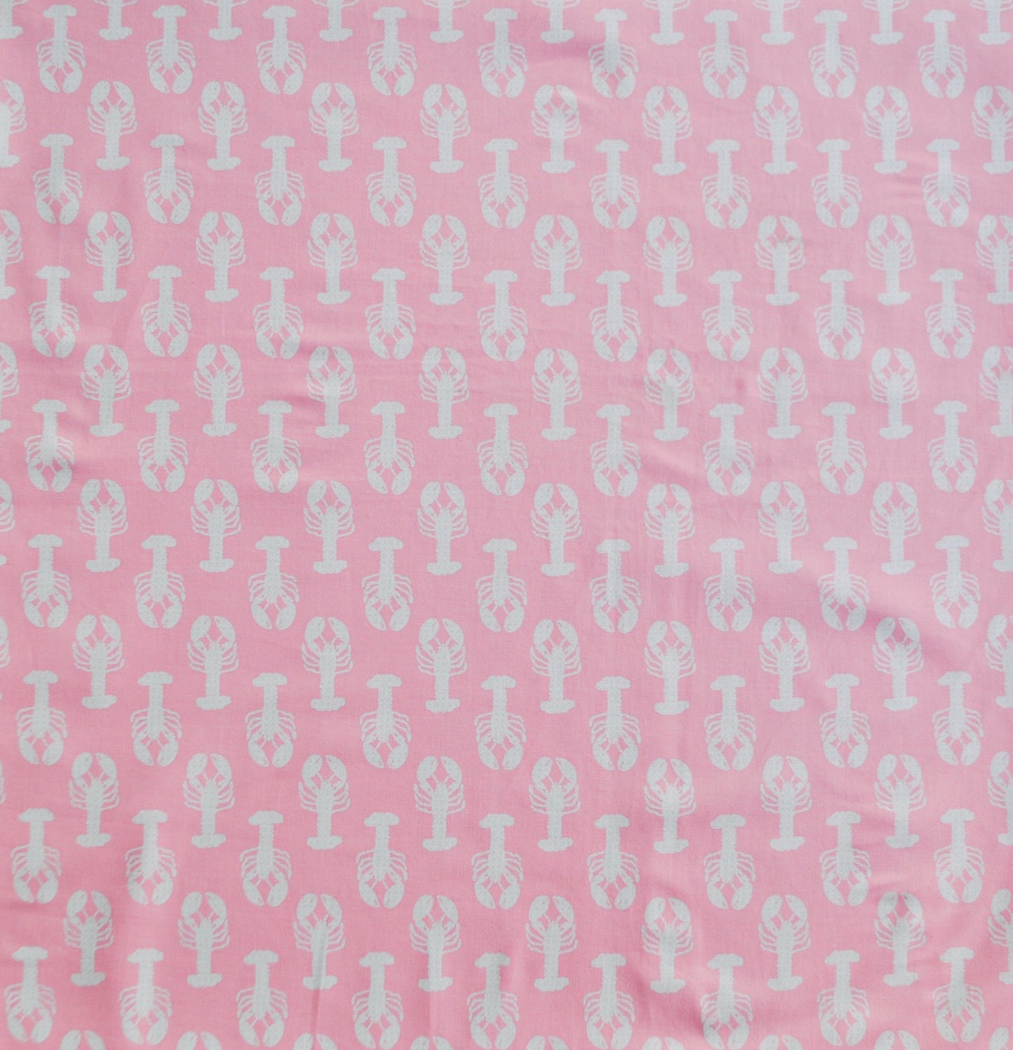 'Pink Crab' Organic Junior Bedcover