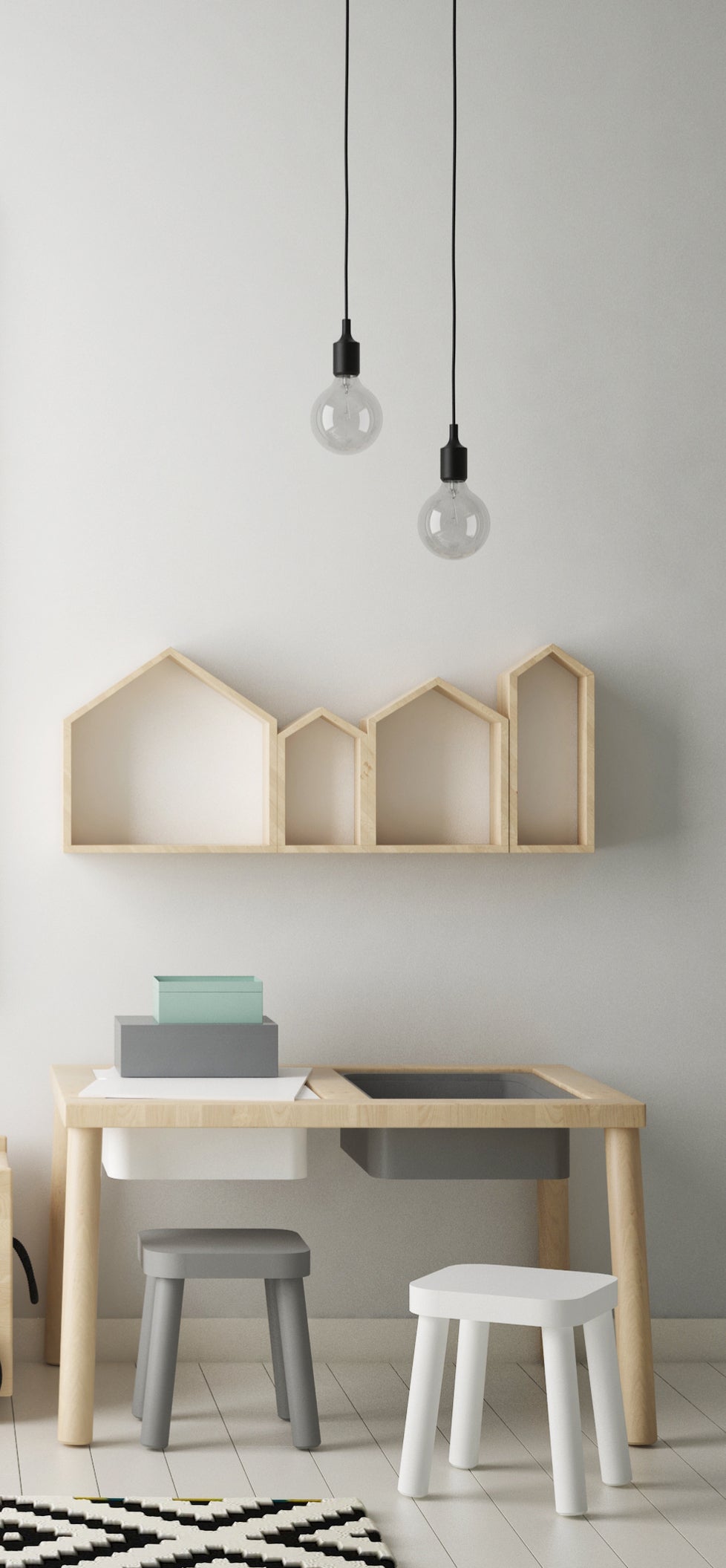  ‘Kids Room House Shelf’ Organic Decor