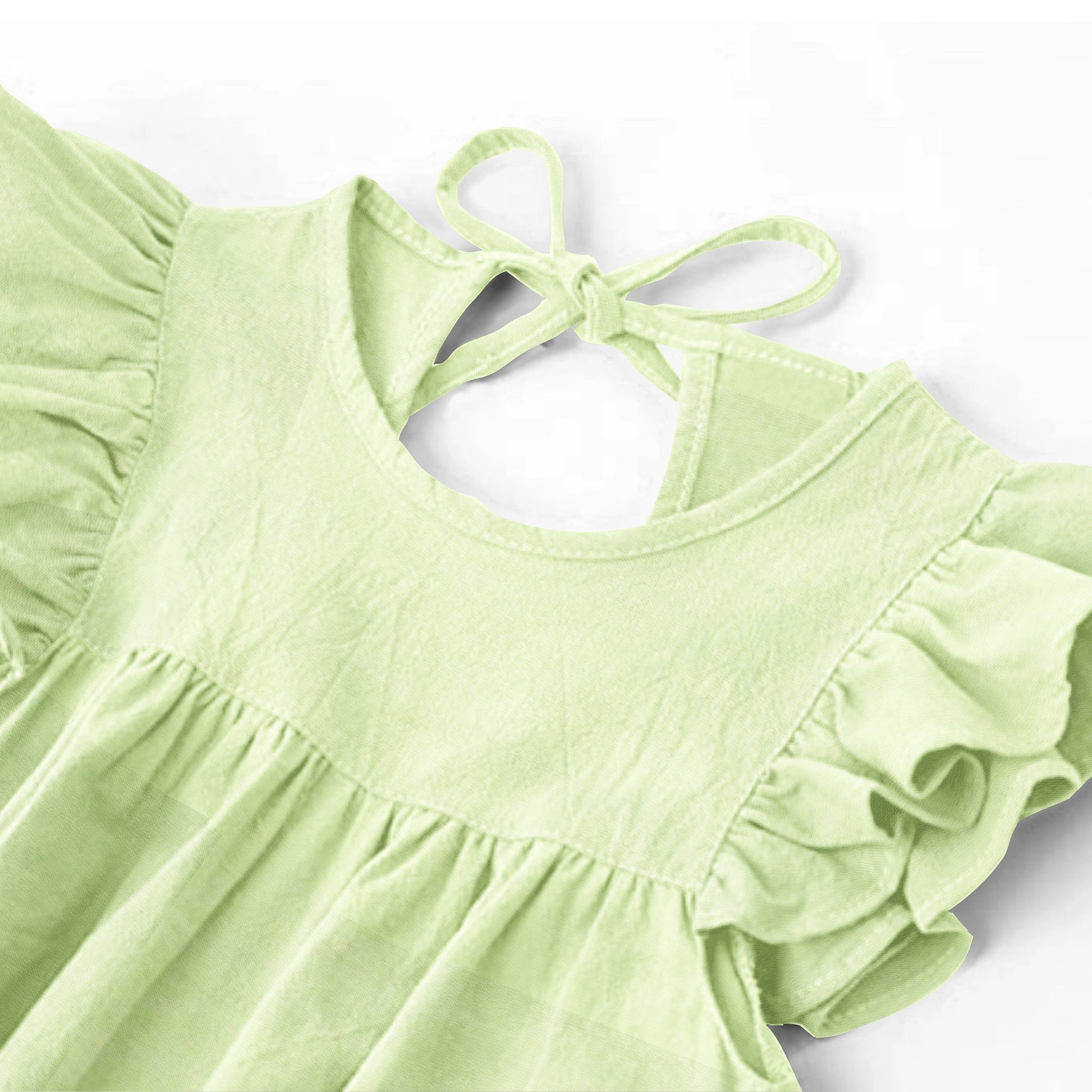 'Lime Green' Organic Sleeve Nightdress