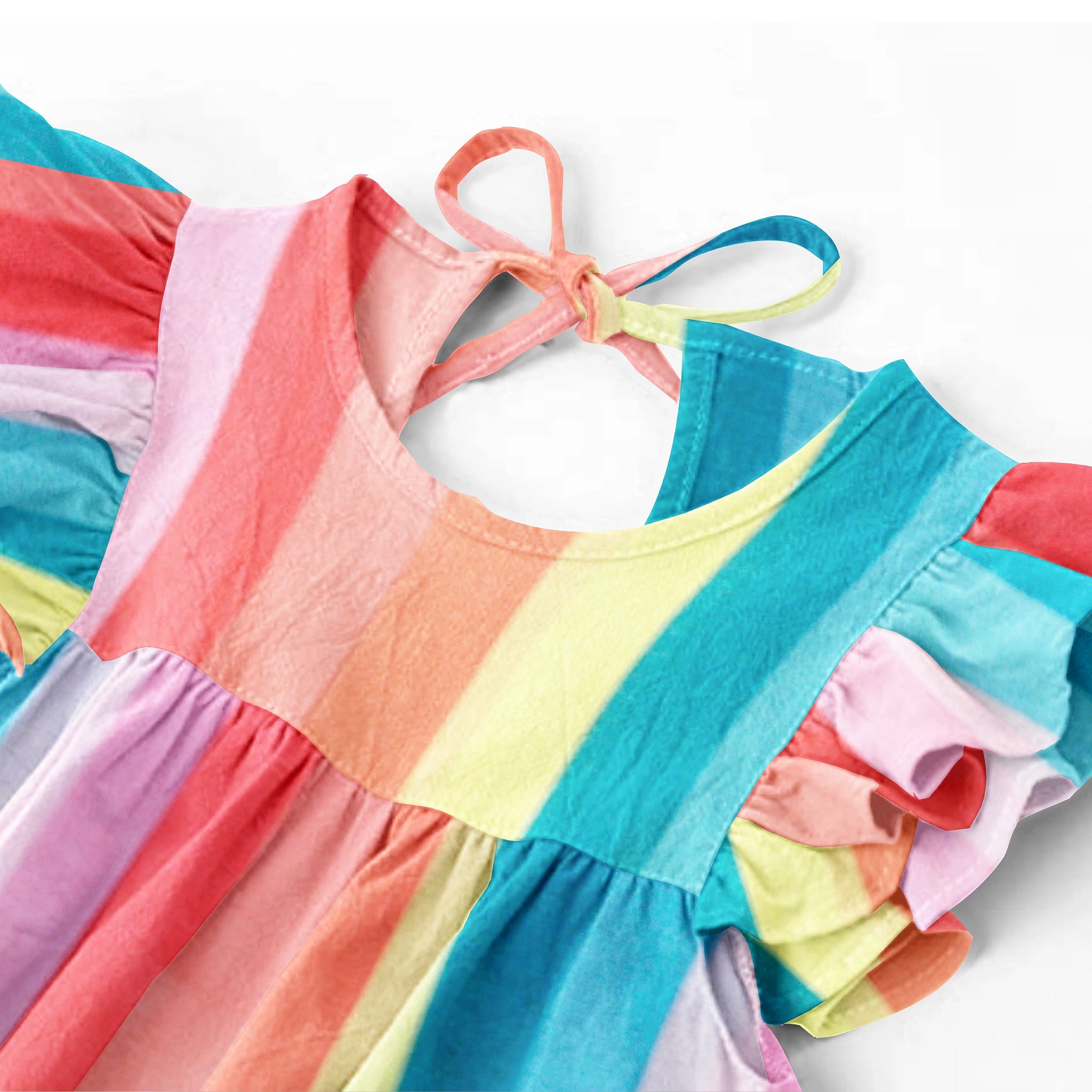 'Rainbow' Organic Sleeve Nightdress