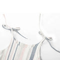 'Pink and Blue Stripes' Organic Sleeveless Nightdress