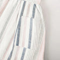 'Pink and Blue Stripes' Organic Sleeveless Nightdress