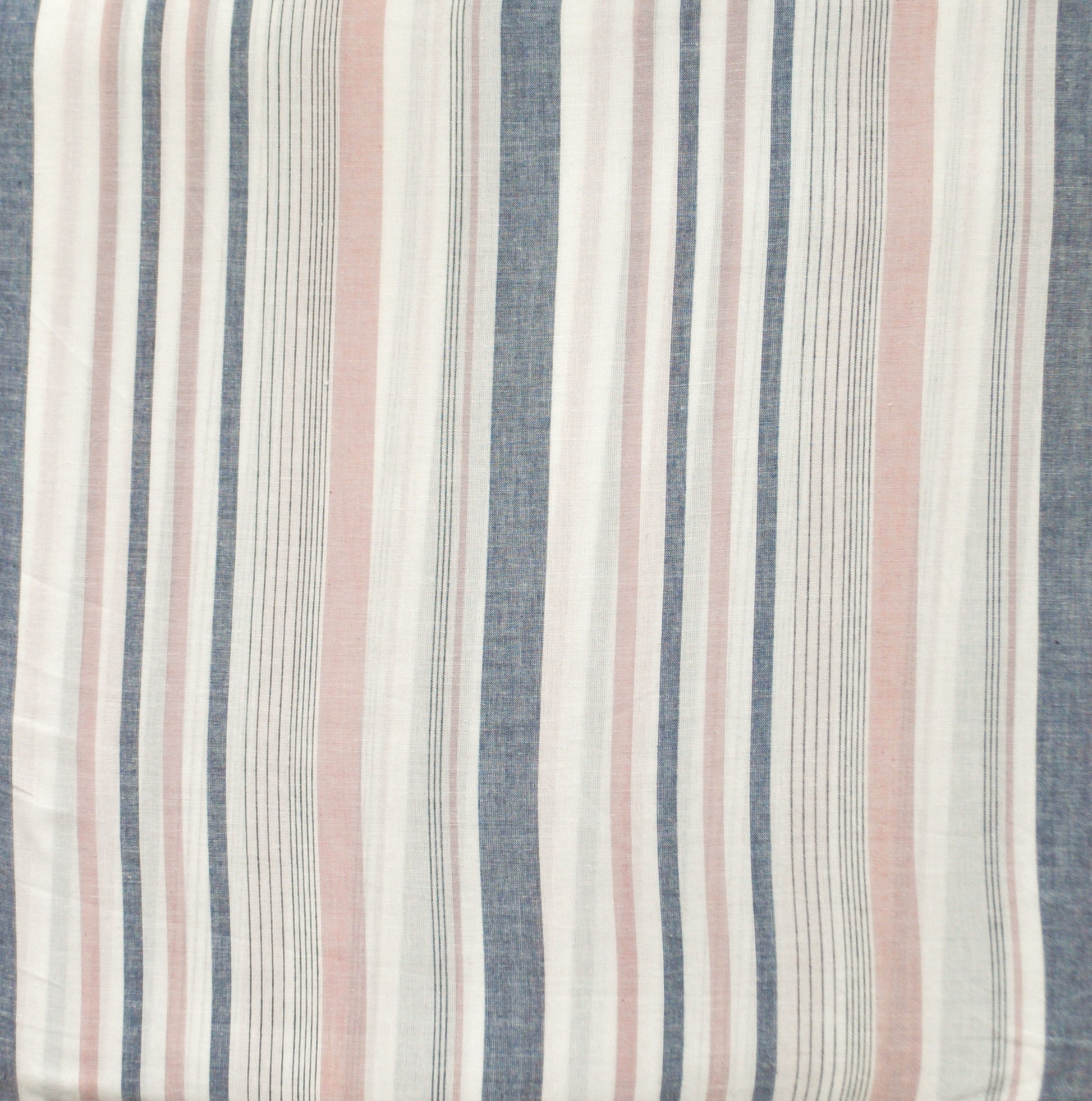 'Pink and Blue Stripes' Organic Sleeveless Nightdress