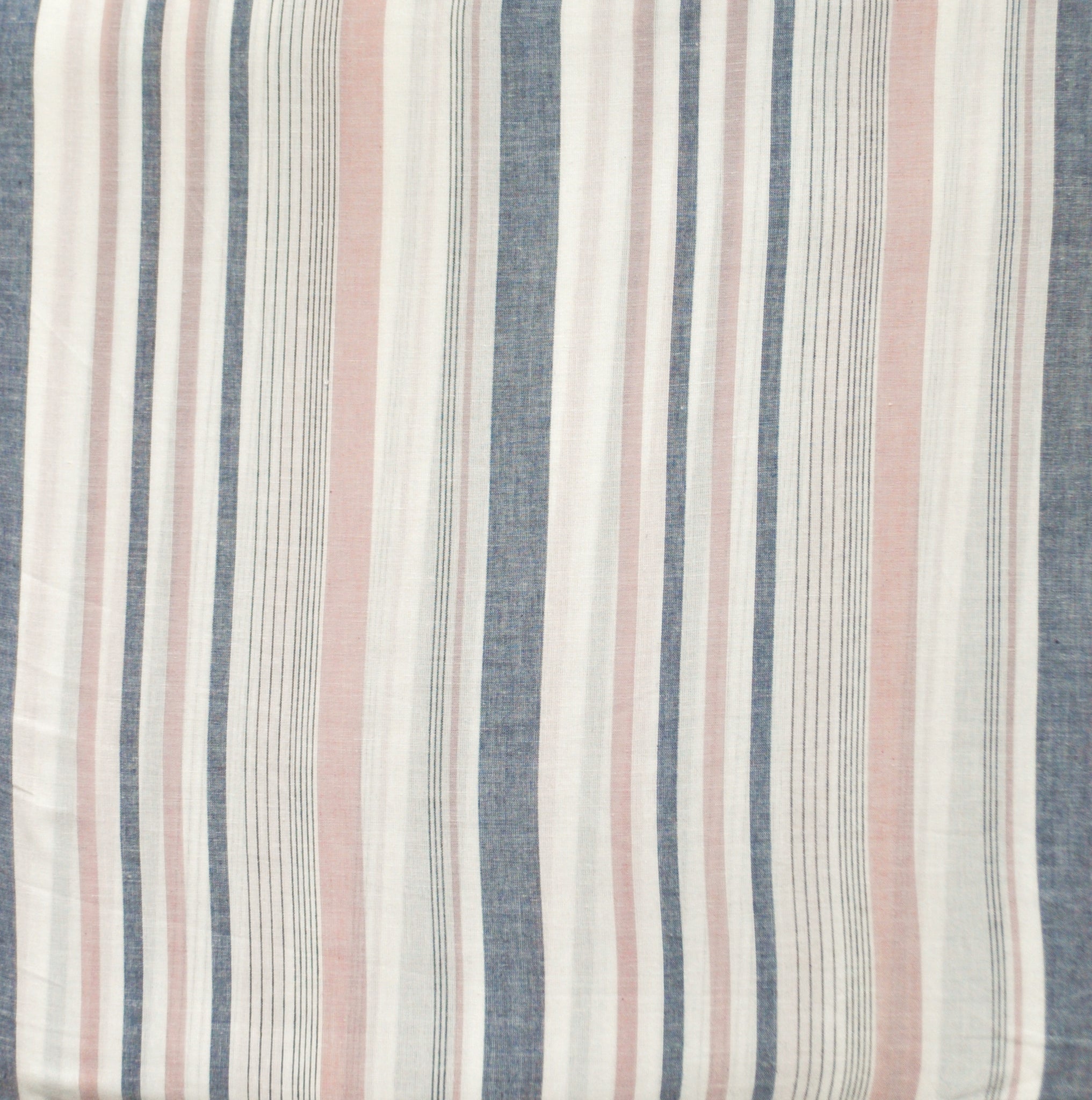 'Pink and Blue Stripes' Organic Sleeveless Nightdress