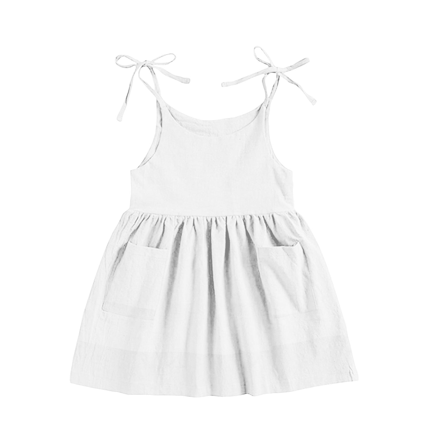 'Ivory' Organic Sleeveless Nightdress
