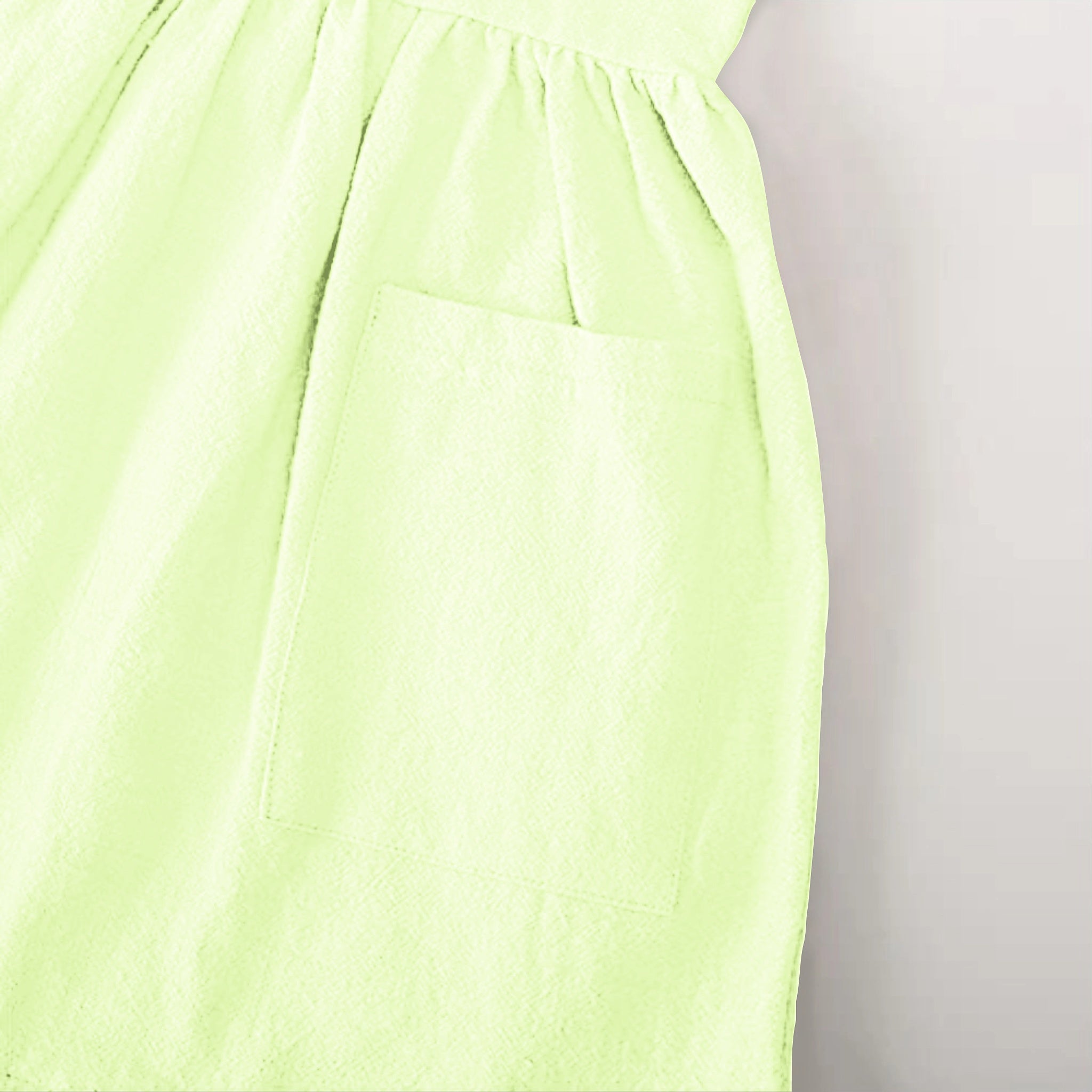 'Lime Green' Organic Sleeveless Nightdress