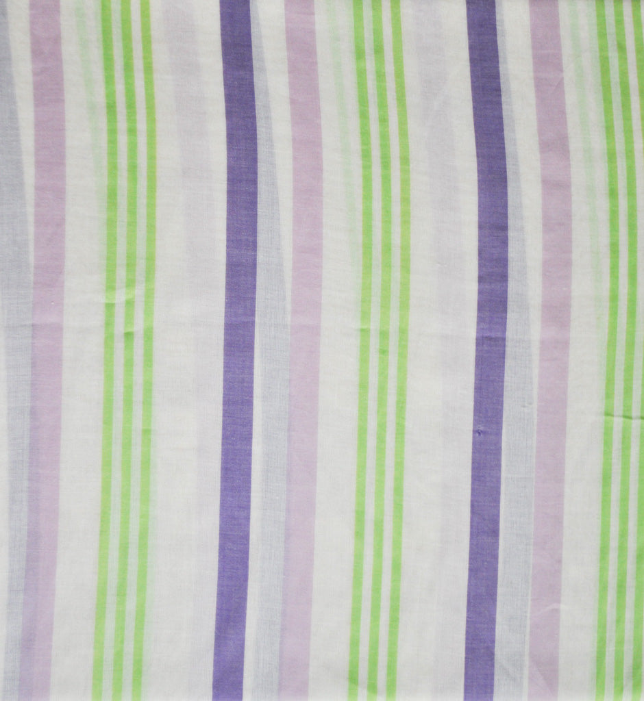 'Green and Purple Stripe' Organic Pajama Kurta Set