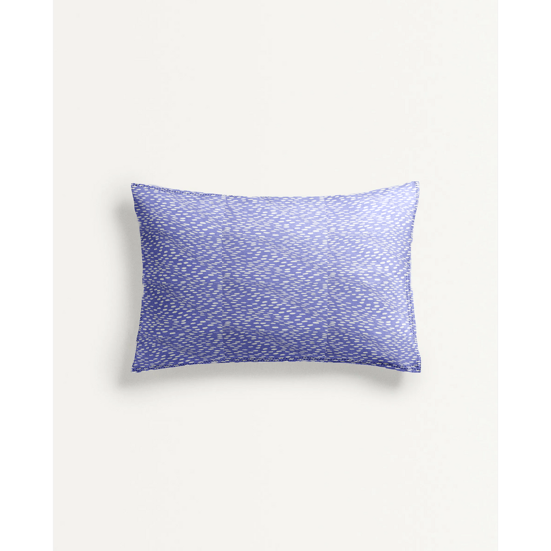 ‘Purple and White Spots’ Organic Baby Pillow Cover