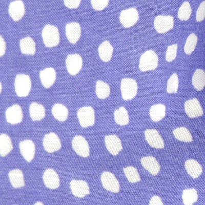 ‘Purple and White Spots’ Organic Baby Pillow Cover