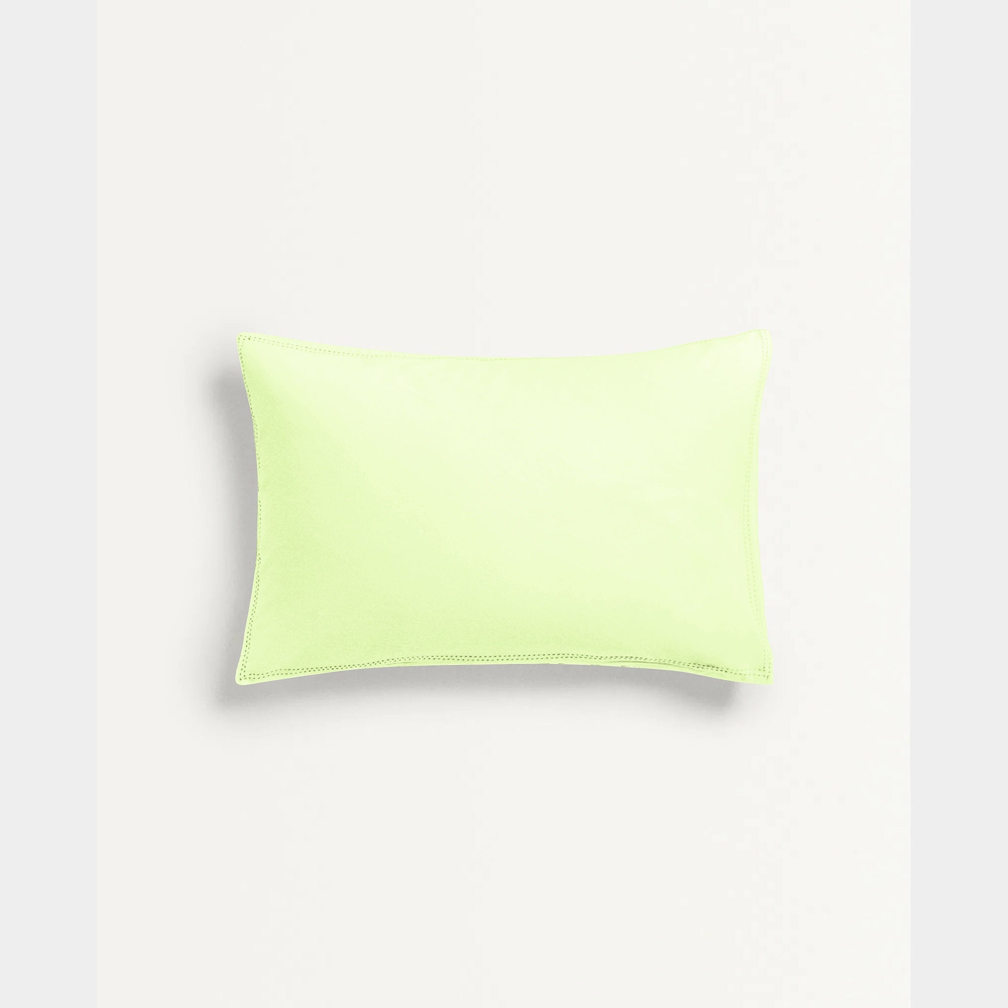 ‘Lime Green’ Organic Baby Pillow Cover