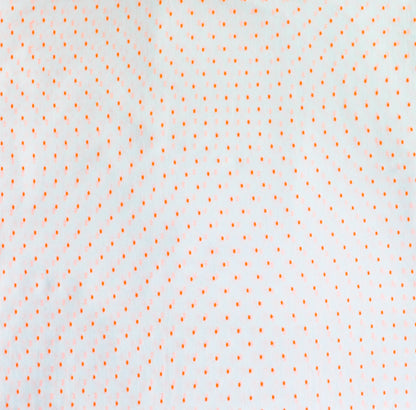 ‘Neon Orange Dots’ Organic Baby Pillow Cover