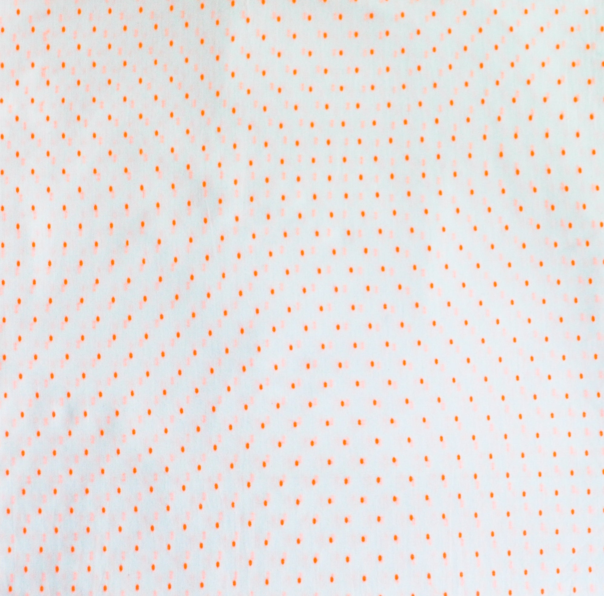 ‘Neon Orange Dots’ Organic Baby Pillow Cover