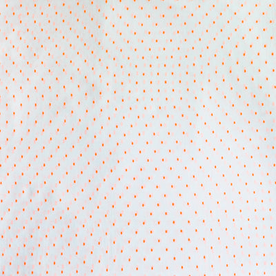‘Neon Orange Dots’ Organic Baby Pillow Cover