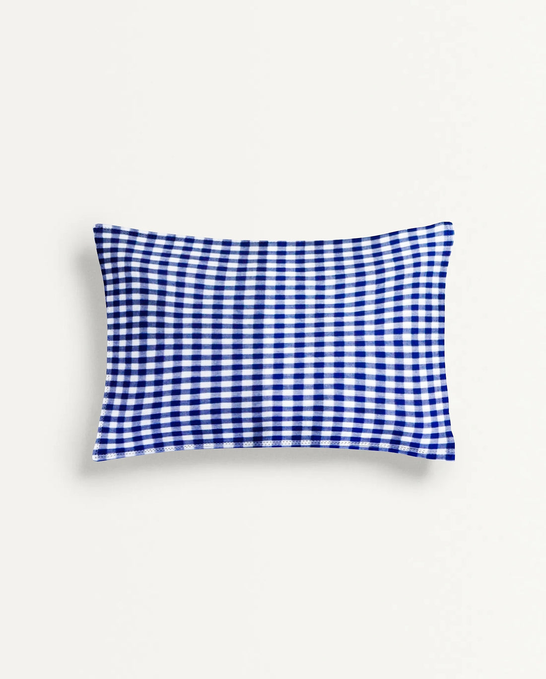 ‘Navy Checks’ Organic Baby Pillow Cover