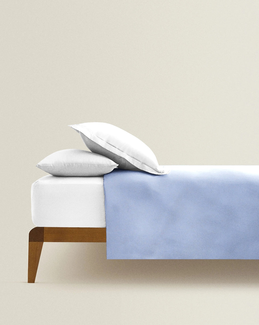 ‘Light Blue’ Organic Junior Pillow Cover