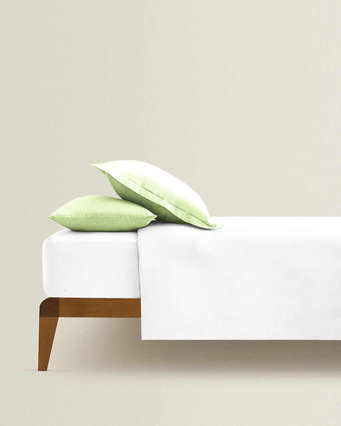 ‘Lime Green’ Organic Junior Pillow Cover