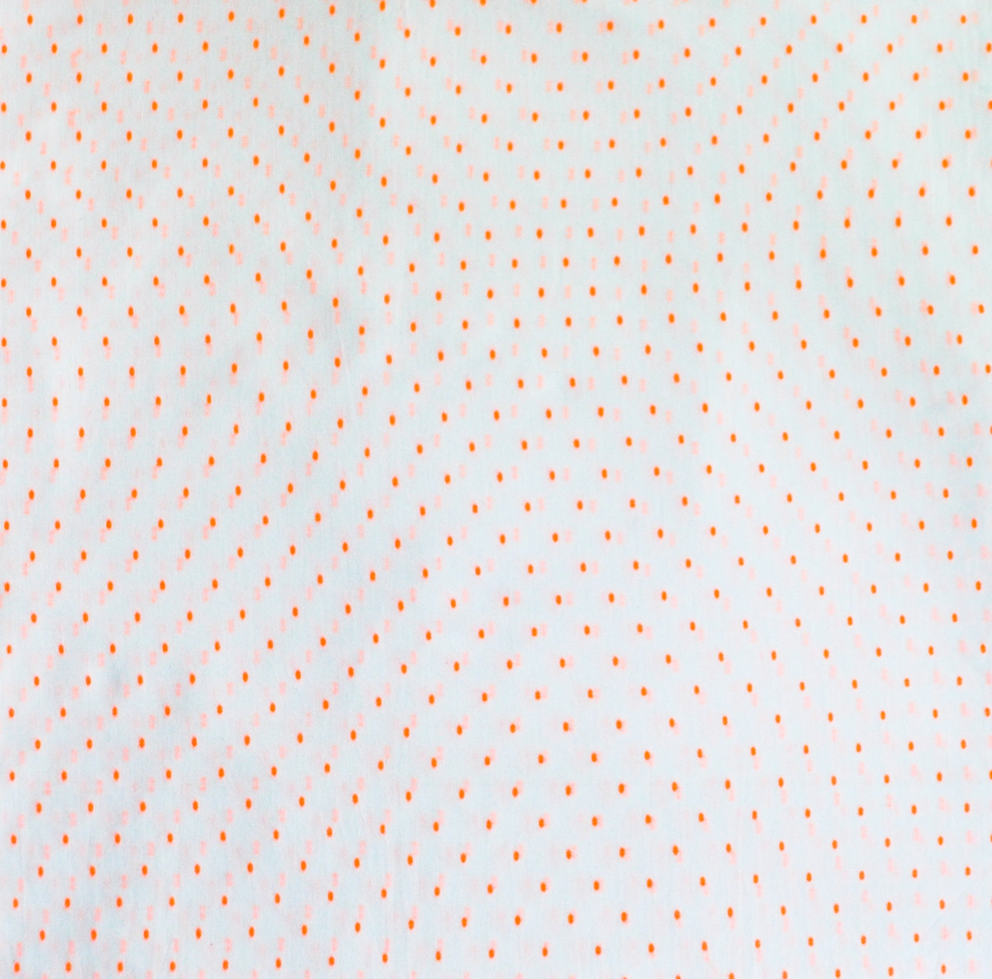 ‘Neon Orange Dots’ Organic Junior Pillow Cover