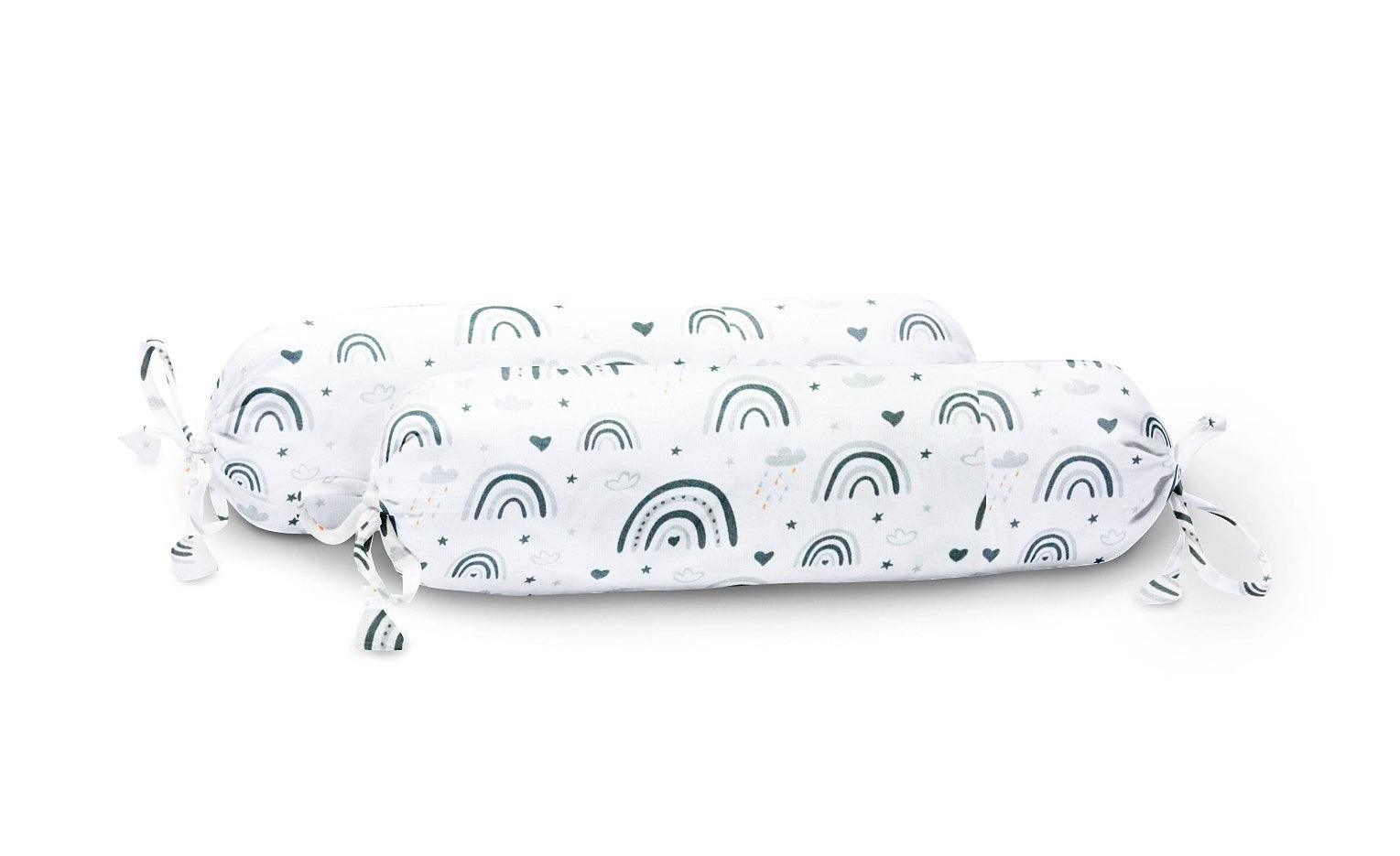 ‘Cloudy Skies’ Organic Baby Bolster Cover