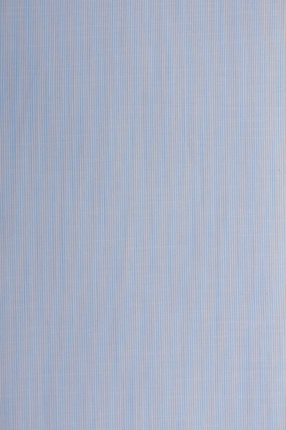 ‘Blue and White Stripe’ Organic Fitted Crib Sheet