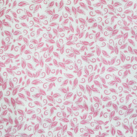 Red Flower’ Organic Fitted Crib Sheet - Last gallery image