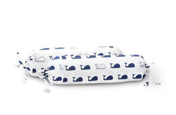 ‘Dolphin’ Organic Baby Bolster Cover