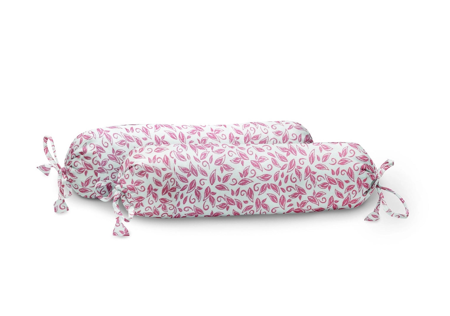 ‘Red Flower’ Organic Baby Bolster Cover