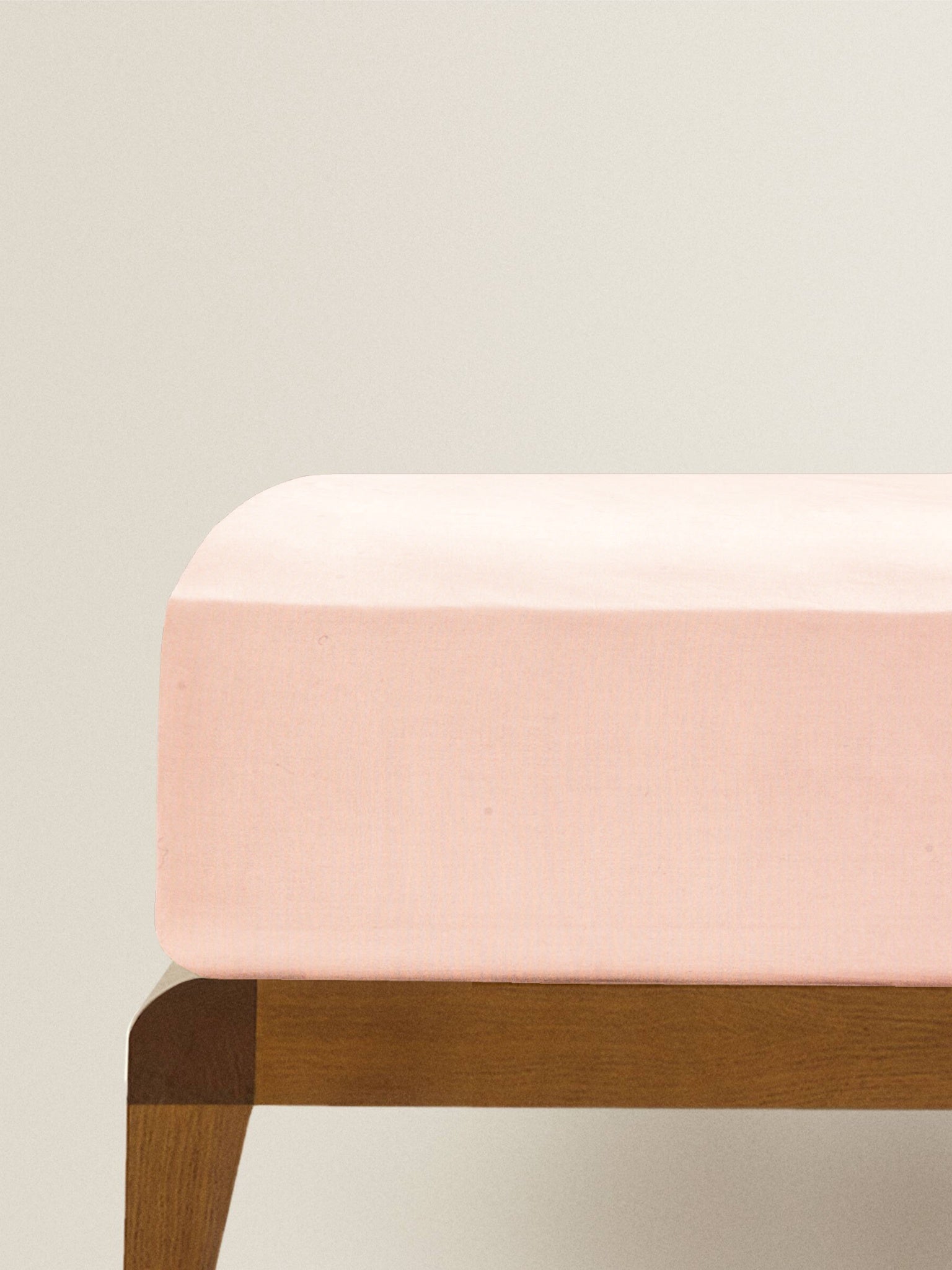 Neutral Pink' Organic Single Fitted Sheet