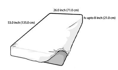 ‘Neutral Pink’ Organic Fitted Crib Sheet