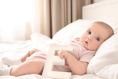‘Wooden Block Letters for Baby’ Organic Decor