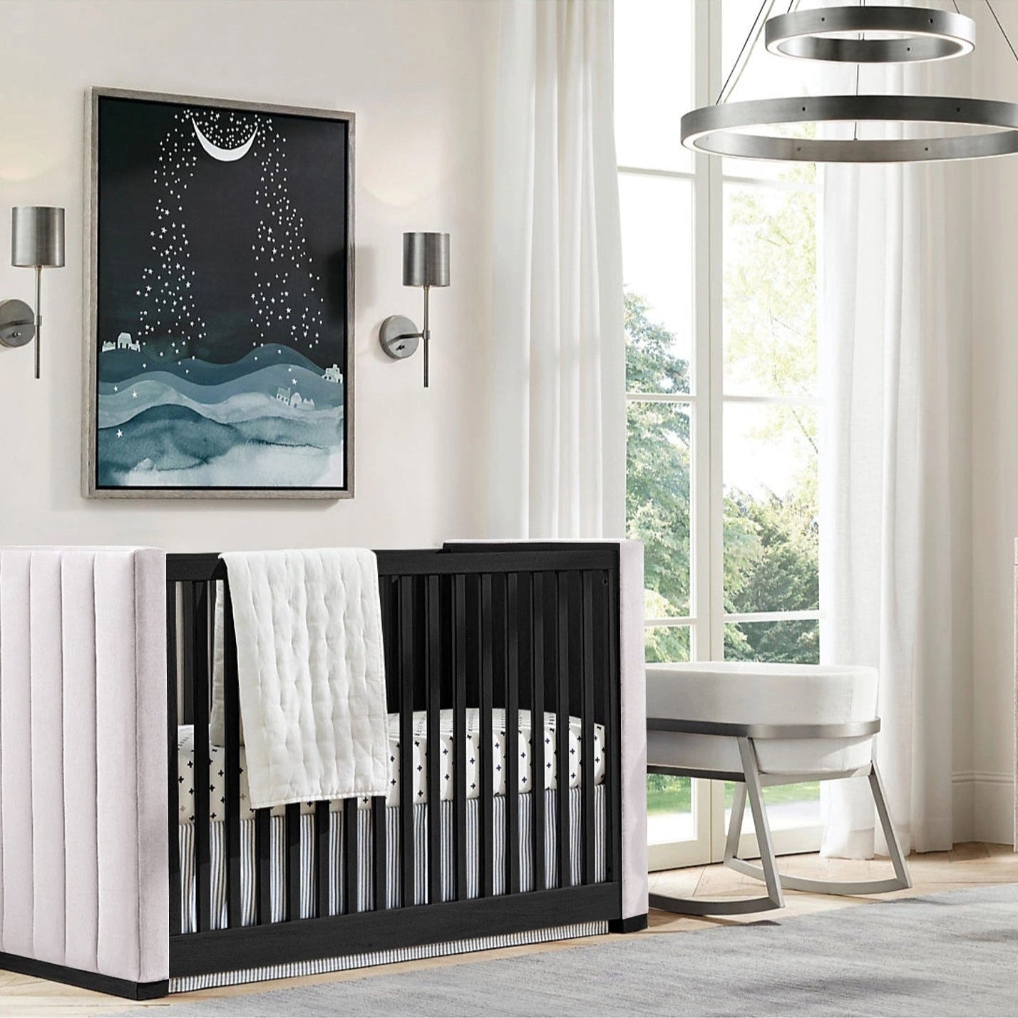 Upholstered Panel Crib