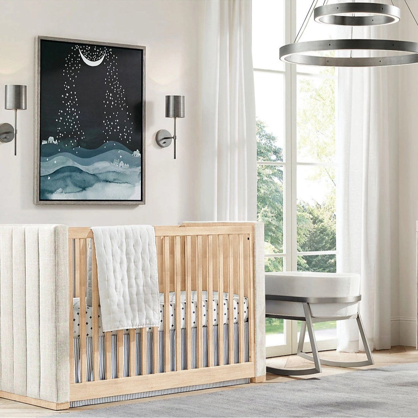 Upholstered Panel Crib